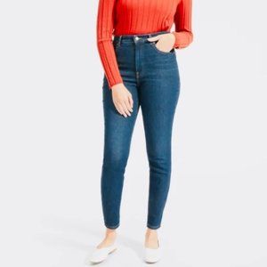 Everlane High Rise Curvy Ankle Skinny jean